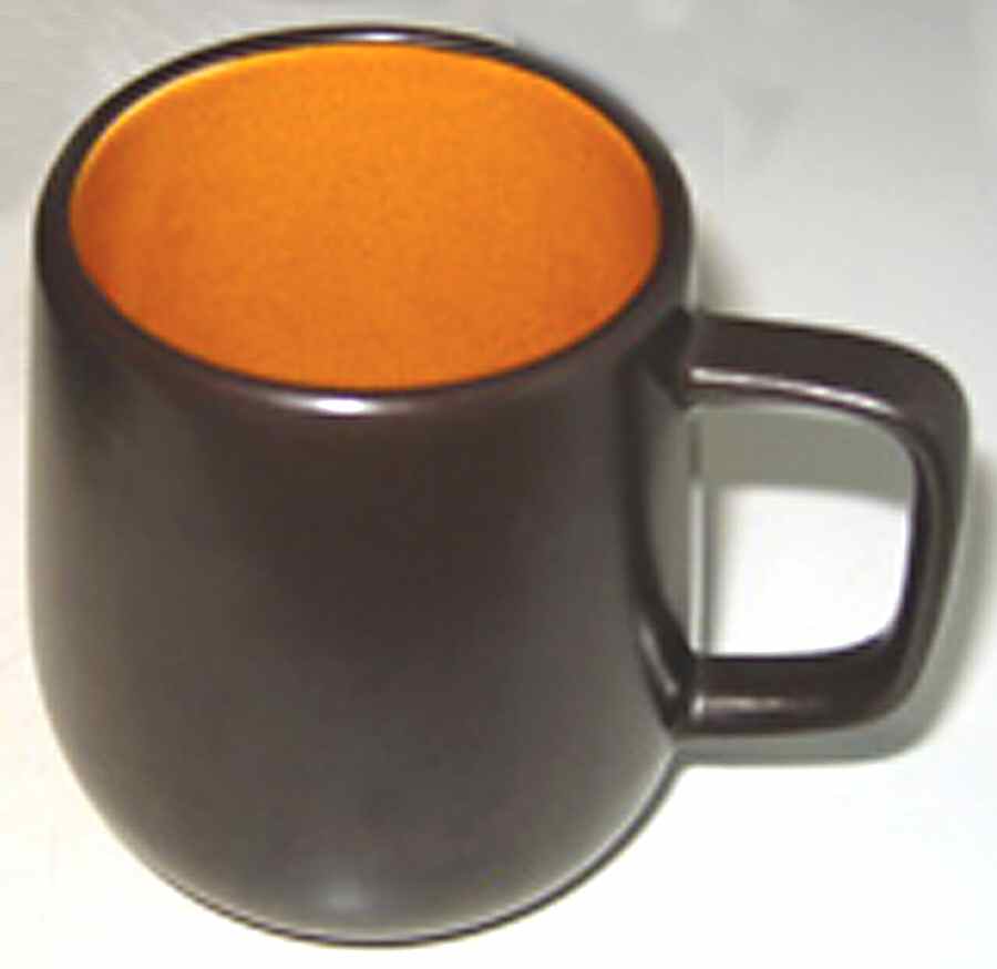 California Tempo Walnut Terra Cotta Mug by Metlox - Poppytrail - Vernon-1