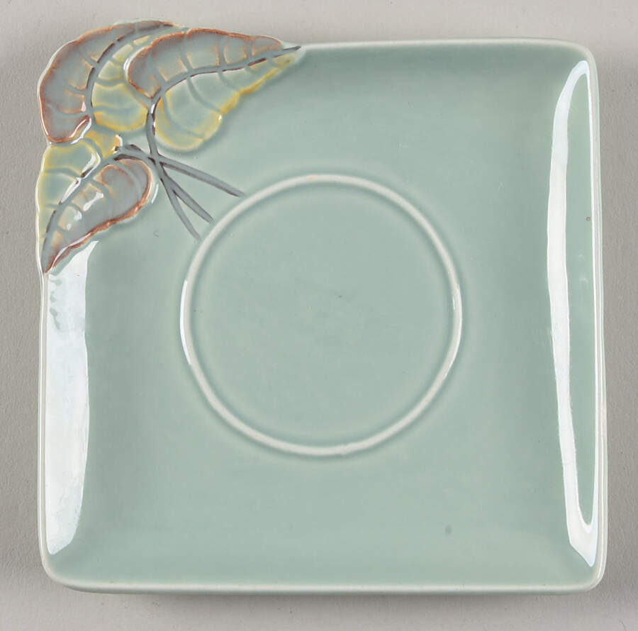 Chatelaine (Jade) Saucer for Flat Cup by Metlox - Poppytrail - Vernon-1