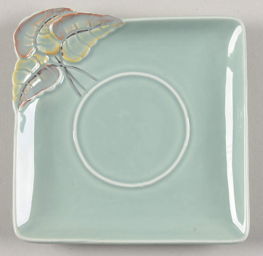 Chatelaine (Jade) Saucer by Metlox - Poppytrail - Vernon-1