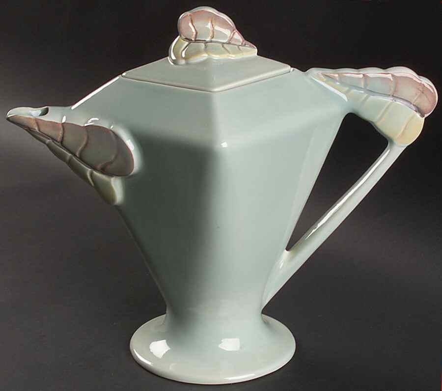 Chatelaine (Jade) Coffee Pot & Lid by Metlox - Poppytrail - Vernon-1