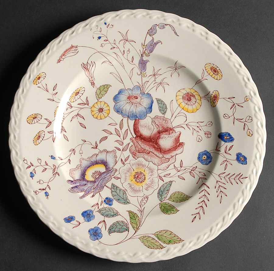 Chintz 11" Chop Plate (Round Platter) by Metlox - Poppytrail - Vernon-1