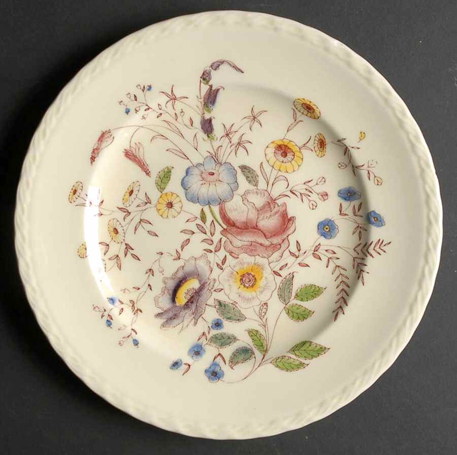 Chintz Luncheon Plate by Metlox - Poppytrail - Vernon-1