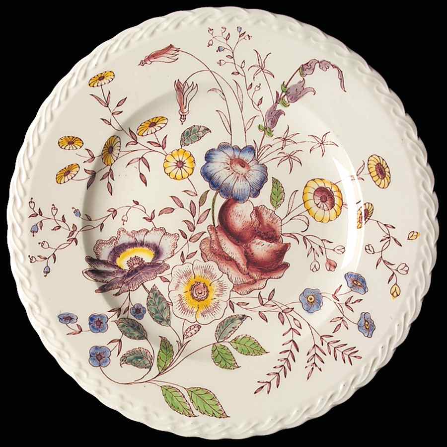 Chintz 12" Chop Plate (Round Platter) by Metlox - Poppytrail - Vernon-1