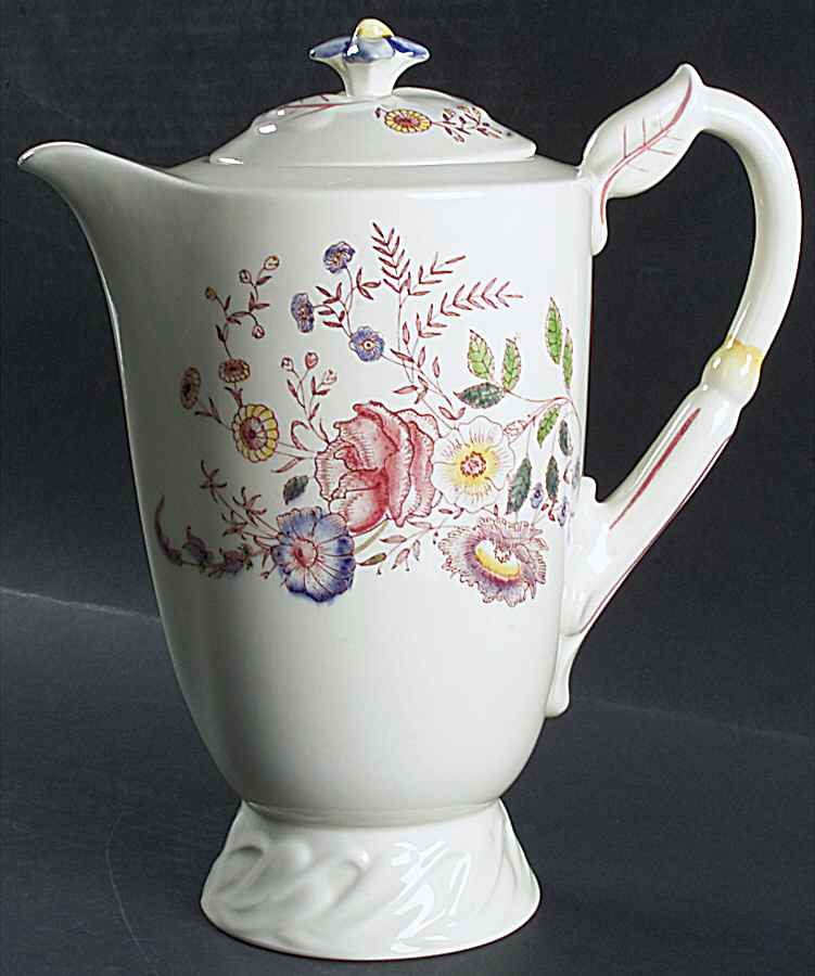 Chintz Coffee Pot & Lid by Metlox - Poppytrail - Vernon-1