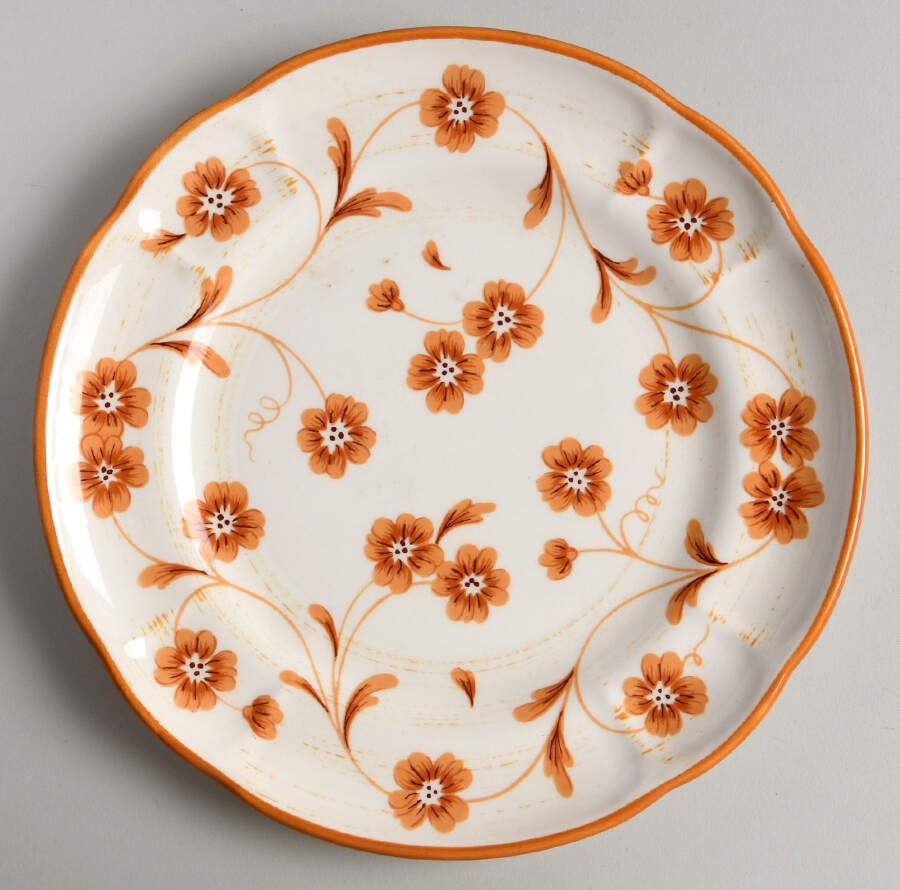 Cinnamon Salad Plate by Metlox - Poppytrail - Vernon-1