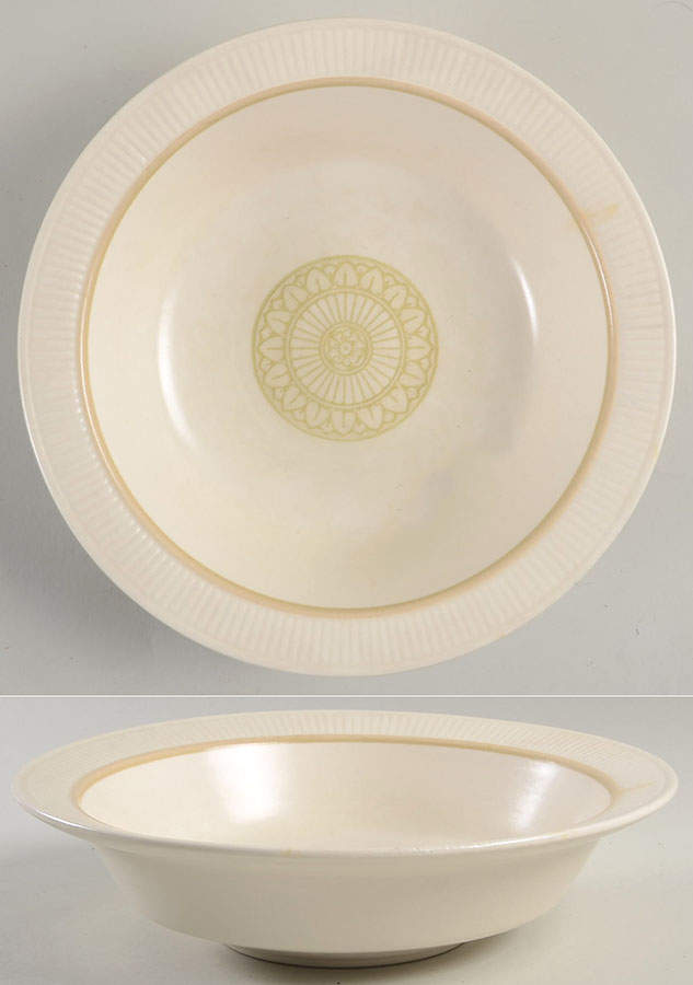 Classic Flower 9" Round Vegetable Bowl by Metlox - Poppytrail - Vernon-1