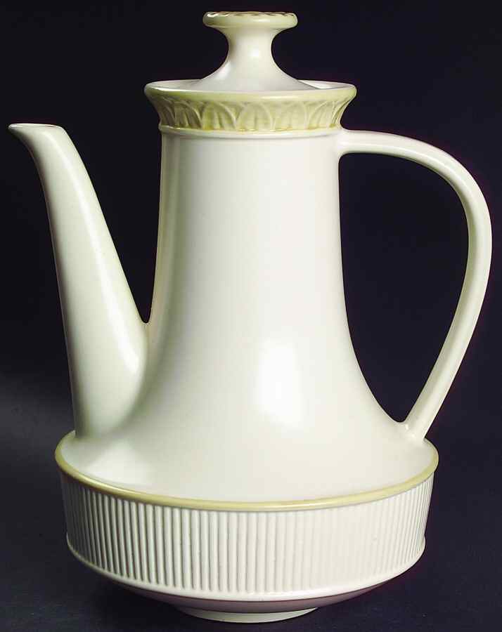 Classic Flower Coffee Pot & Lid by Metlox - Poppytrail - Vernon-1