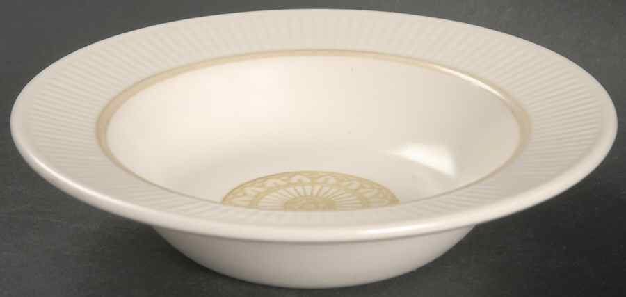 Classic Flower Rim Fruit/Dessert (Sauce) Bowl by Metlox - Poppytrail - Vernon-1