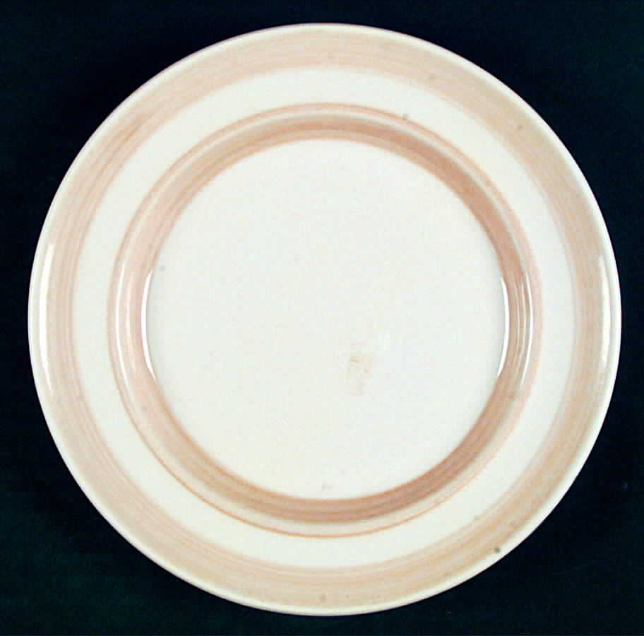 Colorbands Sand Salad Plate by Metlox - Poppytrail - Vernon-1