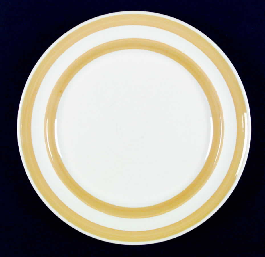 Colorbands Yellow Dinner Plate by Metlox - Poppytrail - Vernon-1