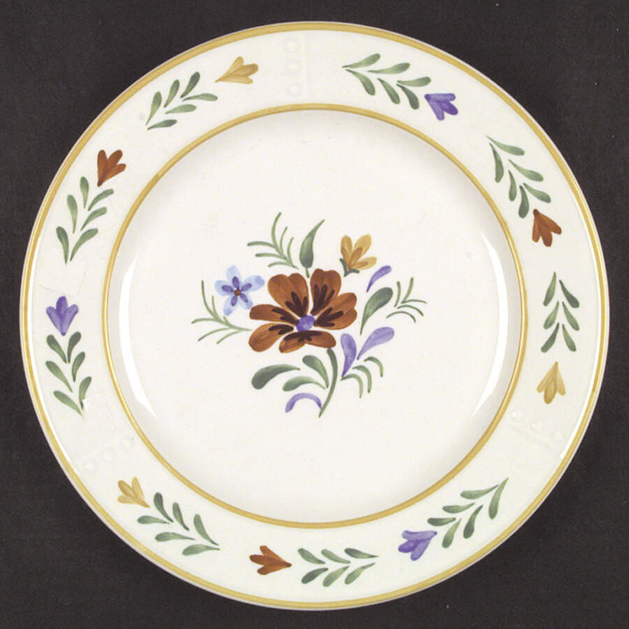 Country Floral Dinner Plate by Metlox - Poppytrail - Vernon-1