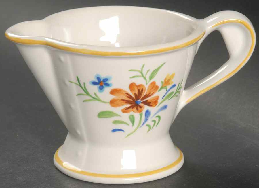 Country Floral Creamer by Metlox - Poppytrail - Vernon-1