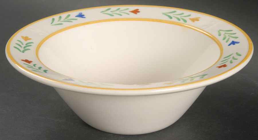 Country Floral Rim Cereal Bowl by Metlox - Poppytrail - Vernon-1