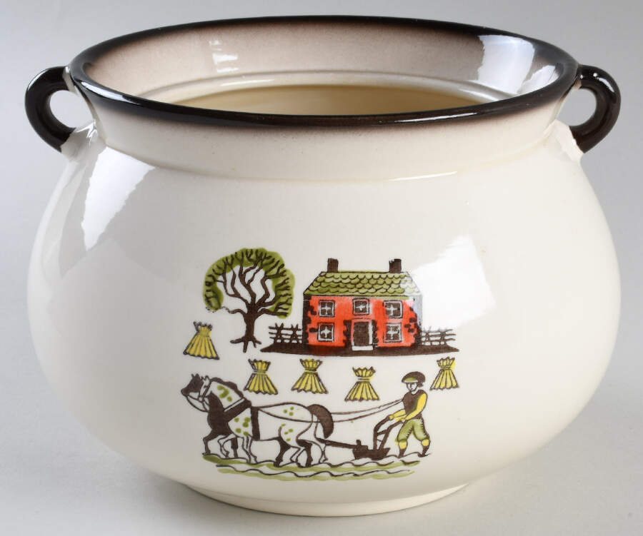 Colonial Heritage Kettle Casserole No Lid by Metlox - Poppytrail - Vernon-1