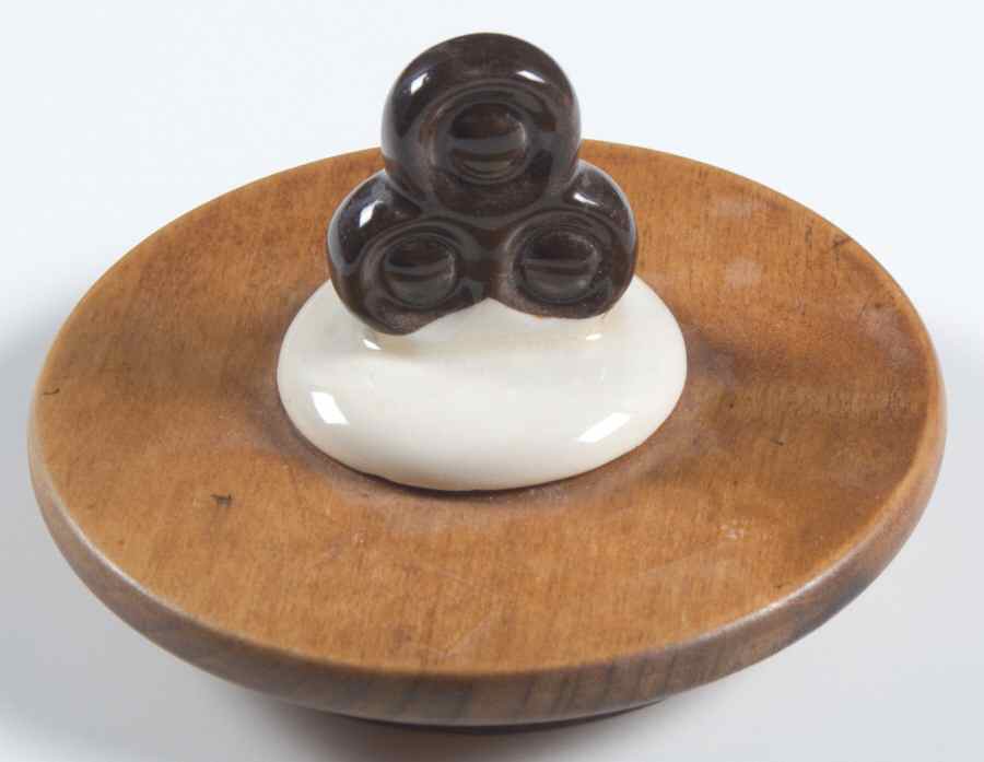 Colonial Heritage Wood Lid for Tea Canister by Metlox - Poppytrail - Vernon-1