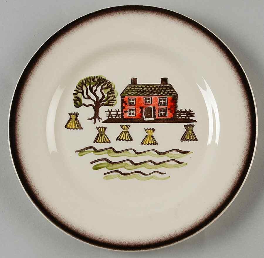 Colonial Heritage Salad Plate by Metlox - Poppytrail - Vernon-1