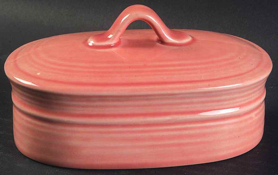 Colorstax Apricot Lid for 1/4 Lb Butter by Metlox - Poppytrail - Vernon-1