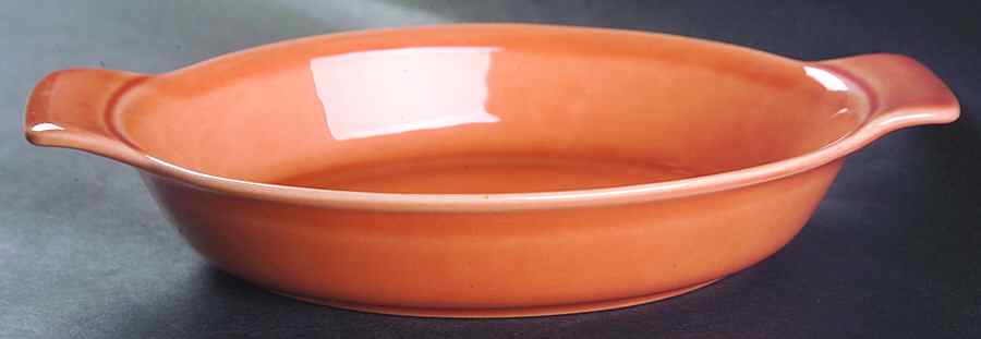Colorstax Apricot 9" Augratin by Metlox - Poppytrail - Vernon-1