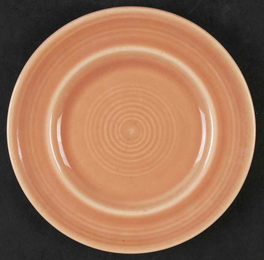 Colorstax Apricot Bread & Butter Plate by Metlox - Poppytrail - Vernon-1