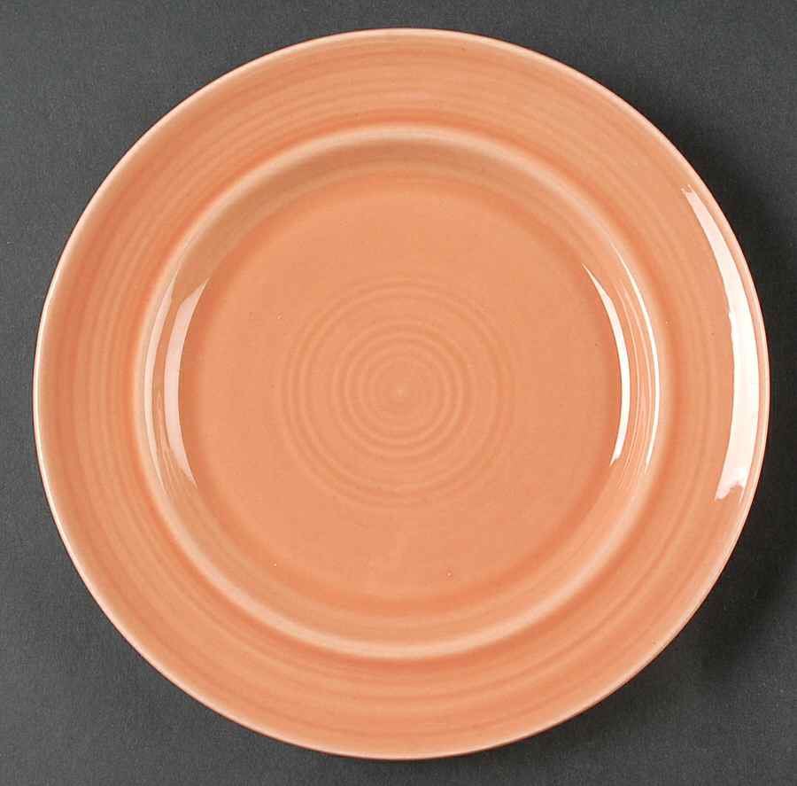 Colorstax Apricot Salad Plate by Metlox - Poppytrail - Vernon-1