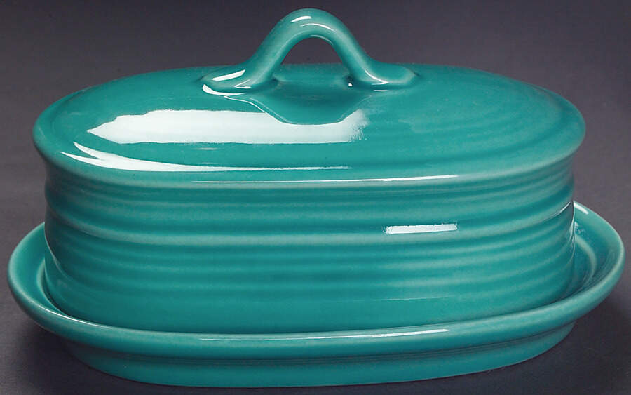 Colorstax Aqua 1/4 Lb Covered Butter by Metlox - Poppytrail - Vernon-1