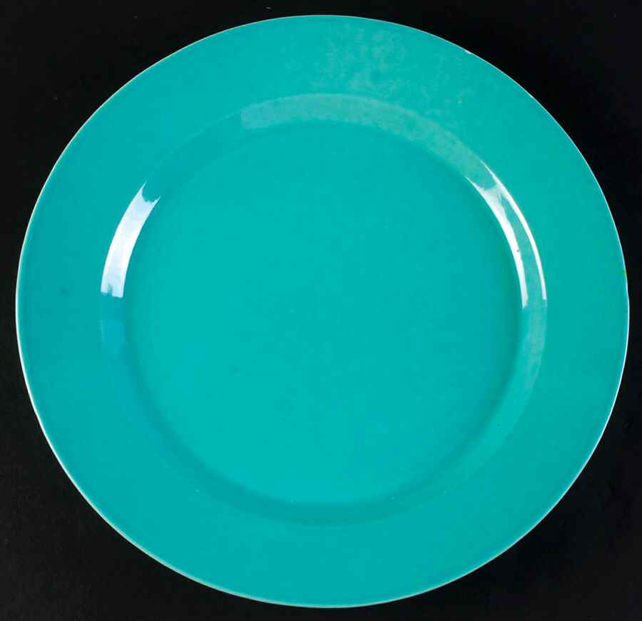 Colorstax Aqua 12" Round Buffet Plate by Metlox - Poppytrail - Vernon-1