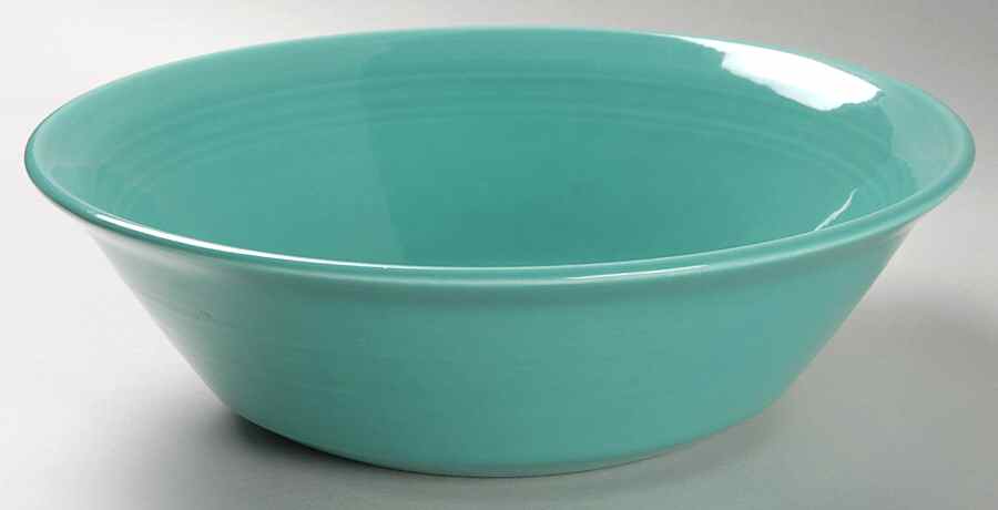 Colorstax Aqua 9" Round Vegetable Bowl by Metlox - Poppytrail - Vernon-1
