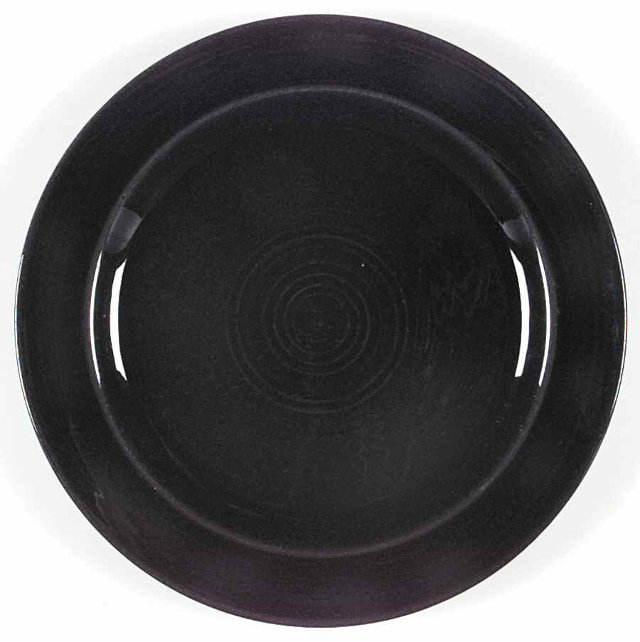 Colorstax Black Dinner Plate by Metlox - Poppytrail - Vernon-1