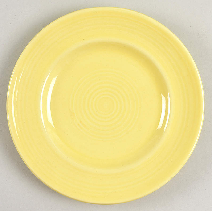 Colorstax Canary Bread & Butter Plate by Metlox - Poppytrail - Vernon-1