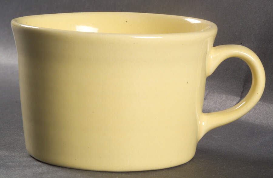 Colorstax Canary Flat Cup by Metlox - Poppytrail - Vernon-1