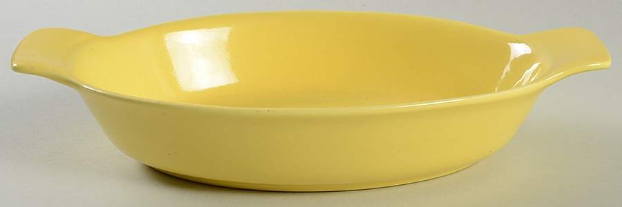 Colorstax Canary 9" Augratin by Metlox - Poppytrail - Vernon-1