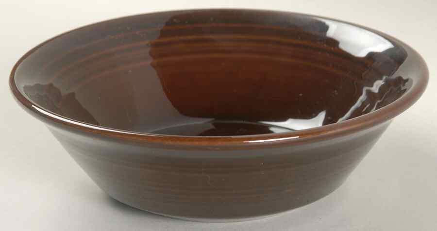 Colorstax Chocolate Coupe Cereal Bowl by Metlox - Poppytrail - Vernon-1