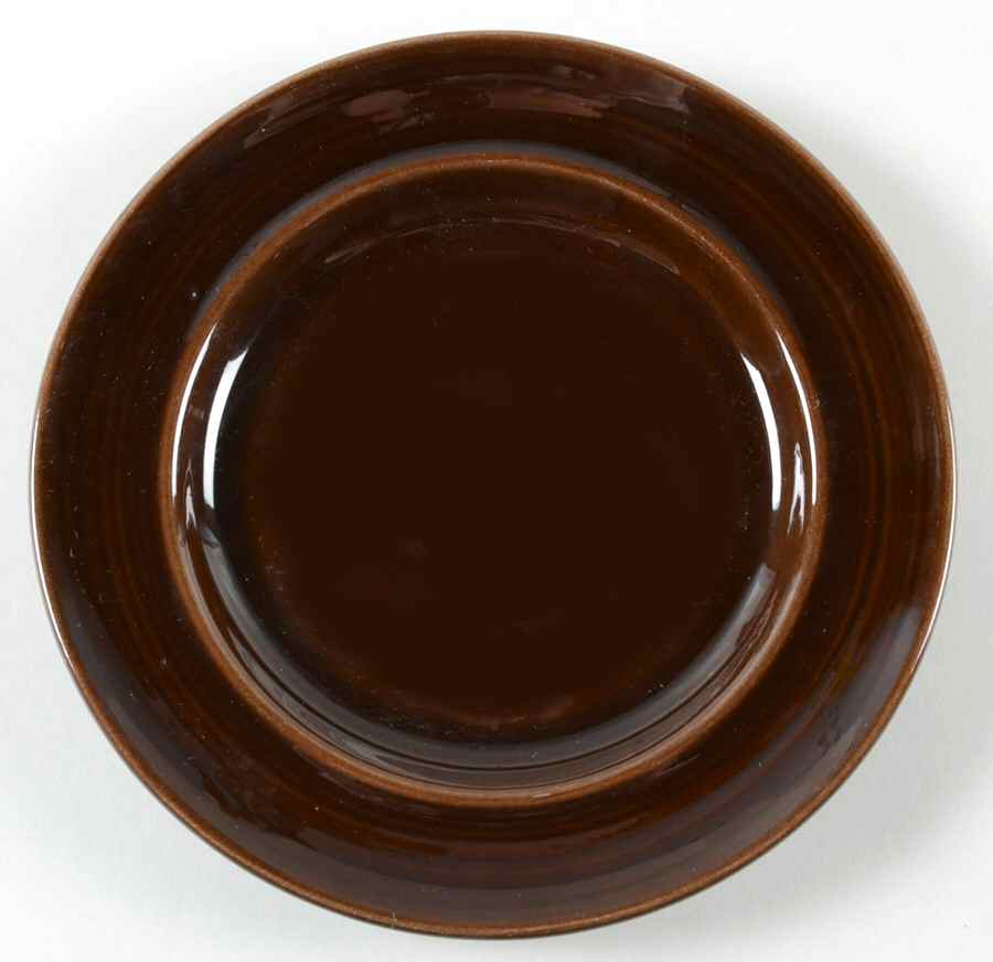 Colorstax Chocolate Salad Plate by Metlox - Poppytrail - Vernon-1