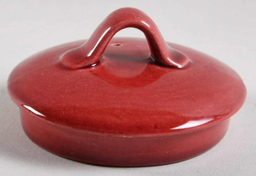 Colorstax Cranberry Lid for Teapot by Metlox - Poppytrail - Vernon-1