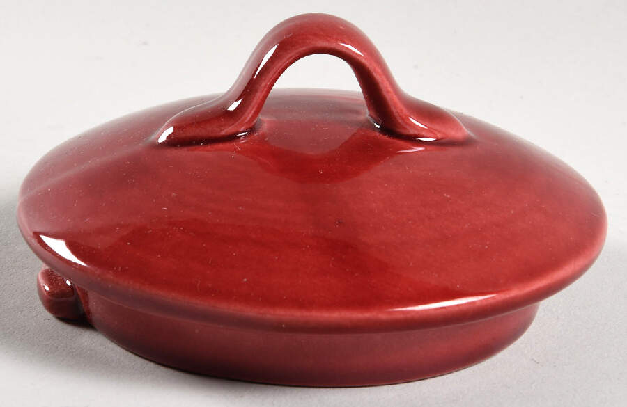 Colorstax Cranberry Lid for Coffee Pot by Metlox - Poppytrail - Vernon-1