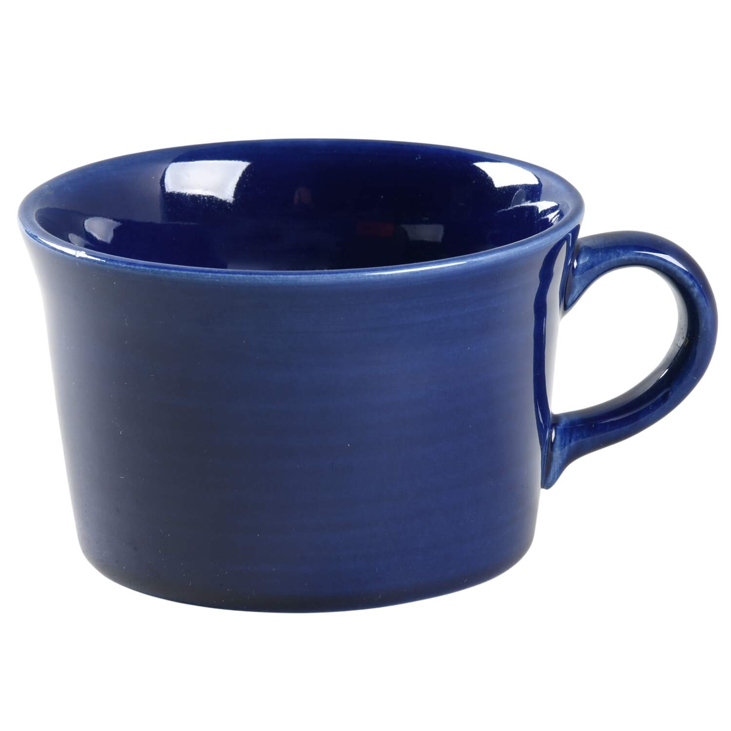 Colorstax Midnight Blue Flat Cup by Metlox - Poppytrail - Vernon-1