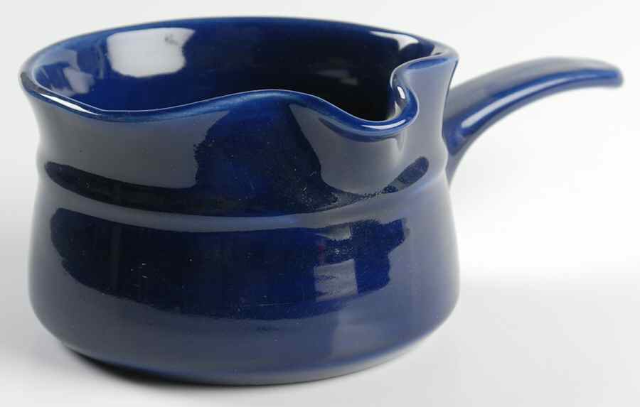 Colorstax Midnight Blue Gravy Boat by Metlox - Poppytrail - Vernon-1