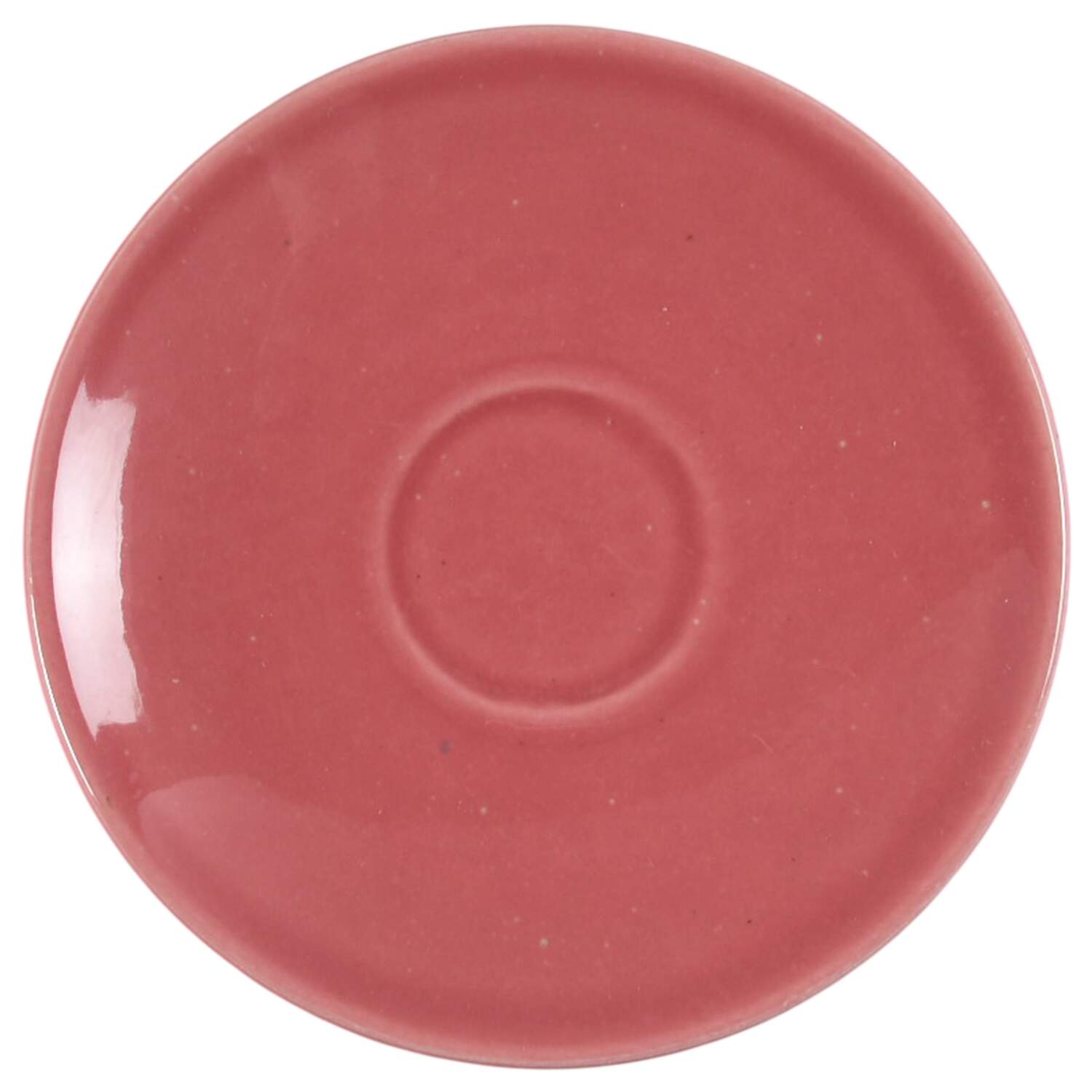 Colorstax Pink Rose Saucer for Demitasse Cup by Metlox - Poppytrail - Vernon-1