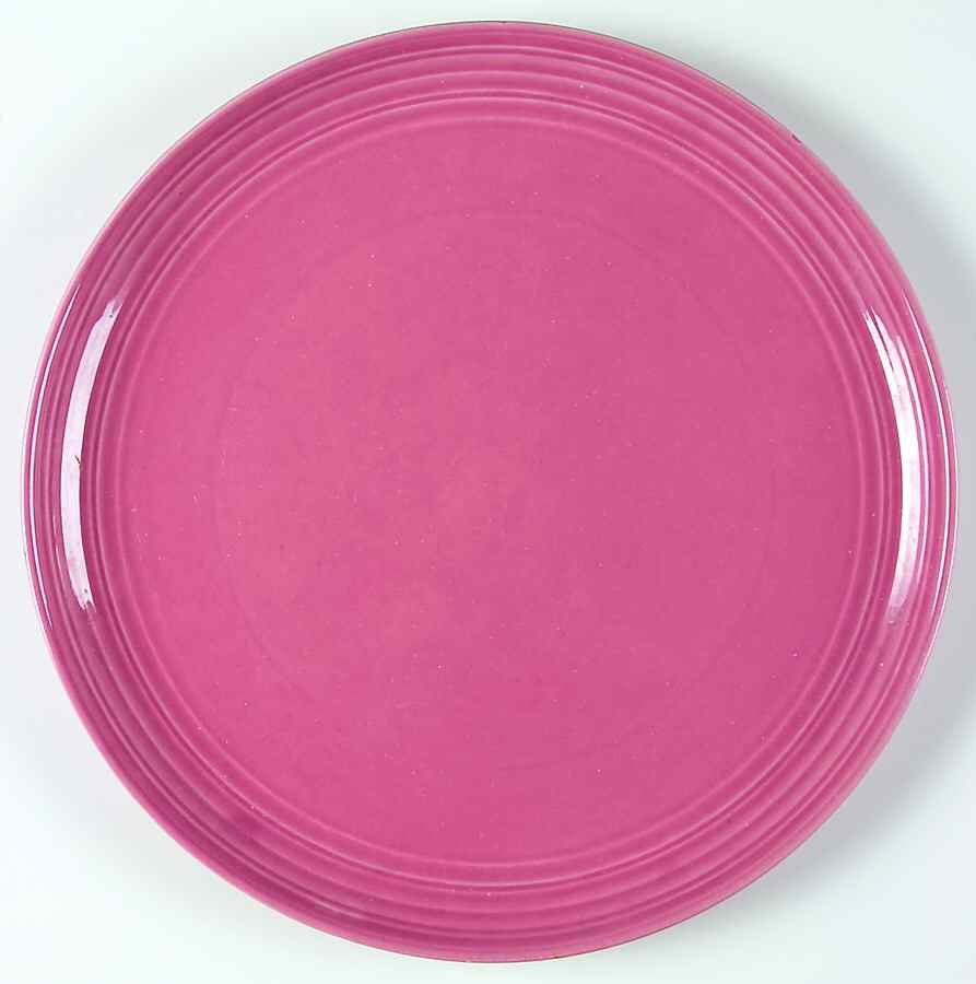 Colorstax Pink Rose 13" Chop Plate (Round Platter) by Metlox - Poppytrail - Vernon-1