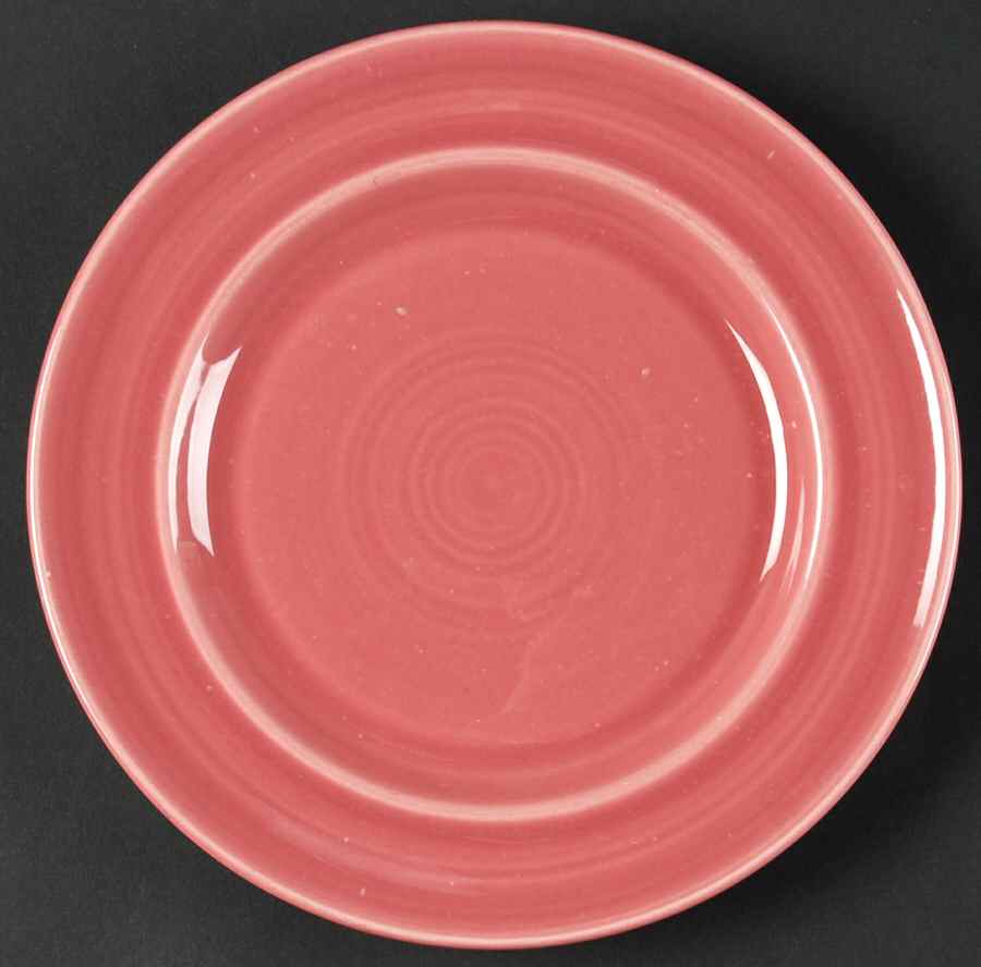 Colorstax Pink Rose Salad Plate by Metlox - Poppytrail - Vernon-1
