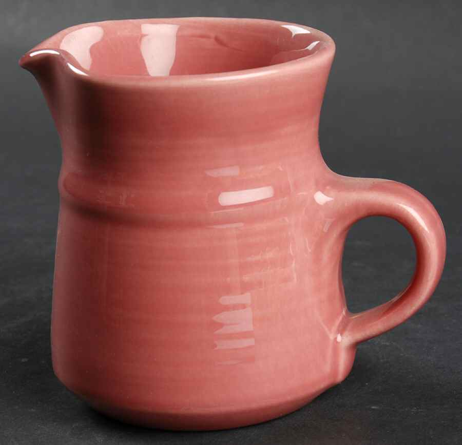 Colorstax Pink Rose Creamer by Metlox - Poppytrail - Vernon-1