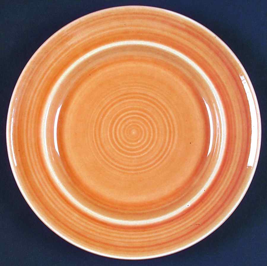 Colorstax Pumpkin Salad Plate by Metlox - Poppytrail - Vernon-1