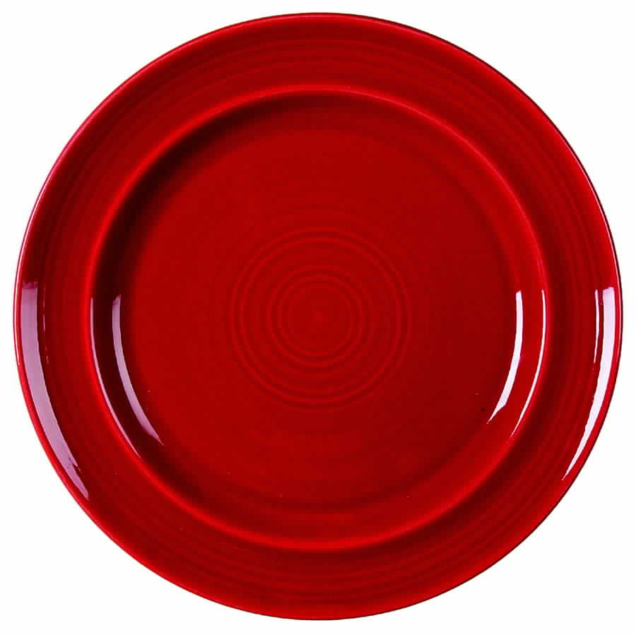 Colorstax Bright Red Dinner Plate by Metlox - Poppytrail - Vernon-1