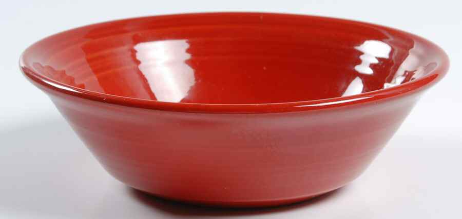 Colorstax Bright Red Coupe Cereal Bowl by Metlox - Poppytrail - Vernon-1