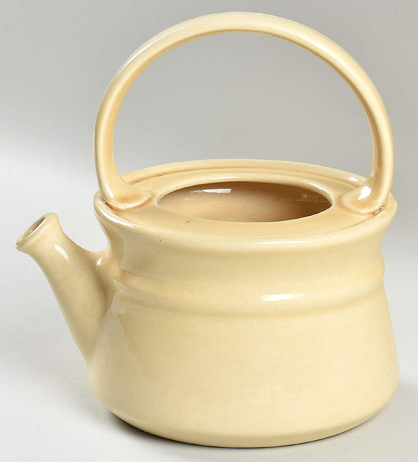 Colorstax Sand Teapot No Lid by Metlox - Poppytrail - Vernon-1