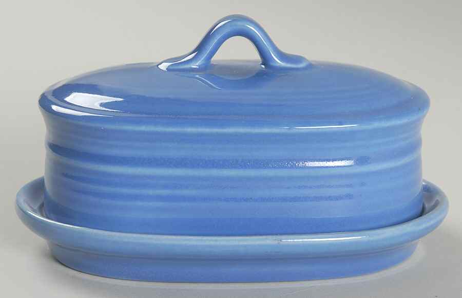 Colorstax Sky Blue 1/4 Lb Covered Butter by Metlox - Poppytrail - Vernon-1