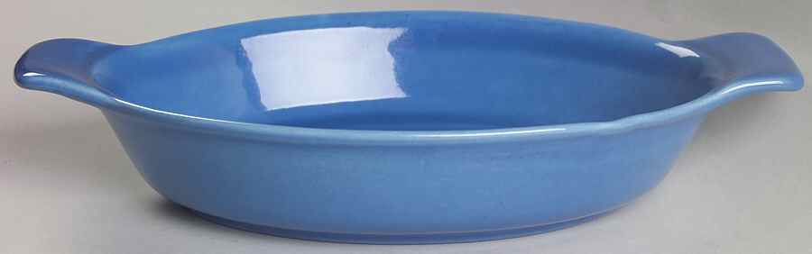 Colorstax Sky Blue 9" Augratin by Metlox - Poppytrail - Vernon-1