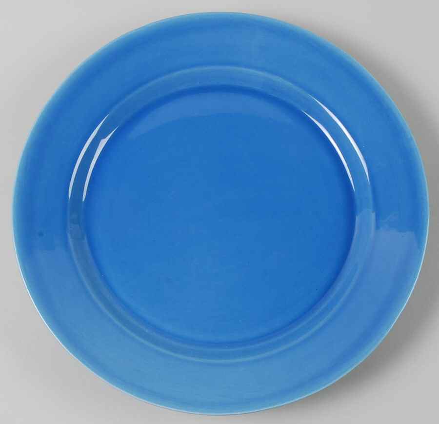 Colorstax Sky Blue 12" Chop Plate (Round Platter) by Metlox - Poppytrail - Vernon-1