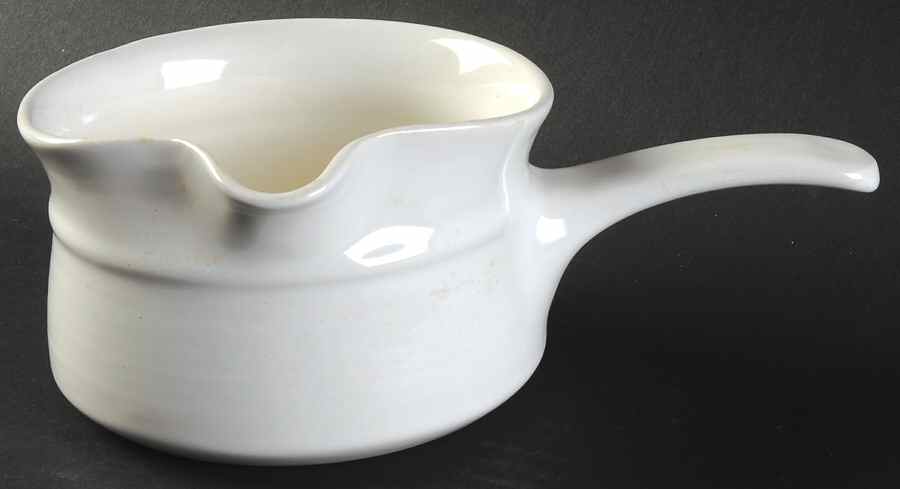 Colorstax White Gravy Boat by Metlox - Poppytrail - Vernon-1