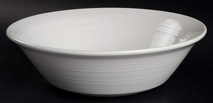 Colorstax White 9" Round Vegetable Bowl by Metlox - Poppytrail - Vernon-1
